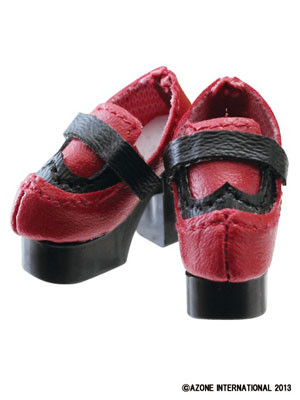 WickedStyle Double-soled High Heel Rock Shoes (Red), Azone, Accessories, 1/6, 4580116042119